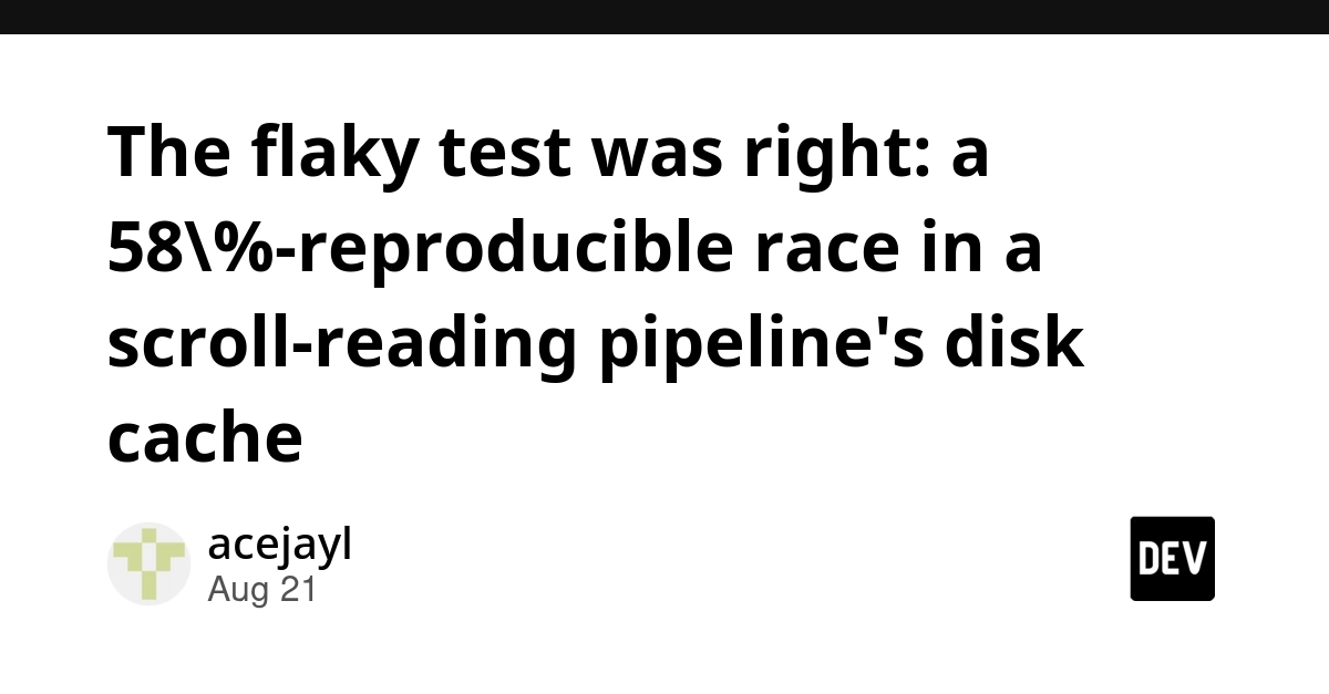 Race Condition in Vesuvius Scroll Pipeline Hits 58% Reproducibility