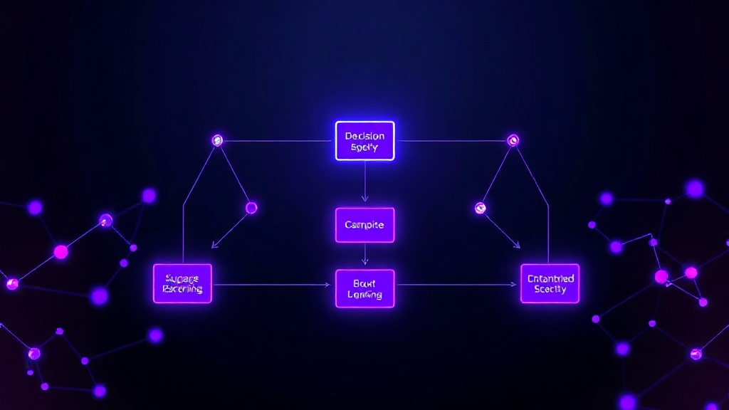 Diagram illustrating the flow of an AI agent's decision-making process with Cognous guardrails