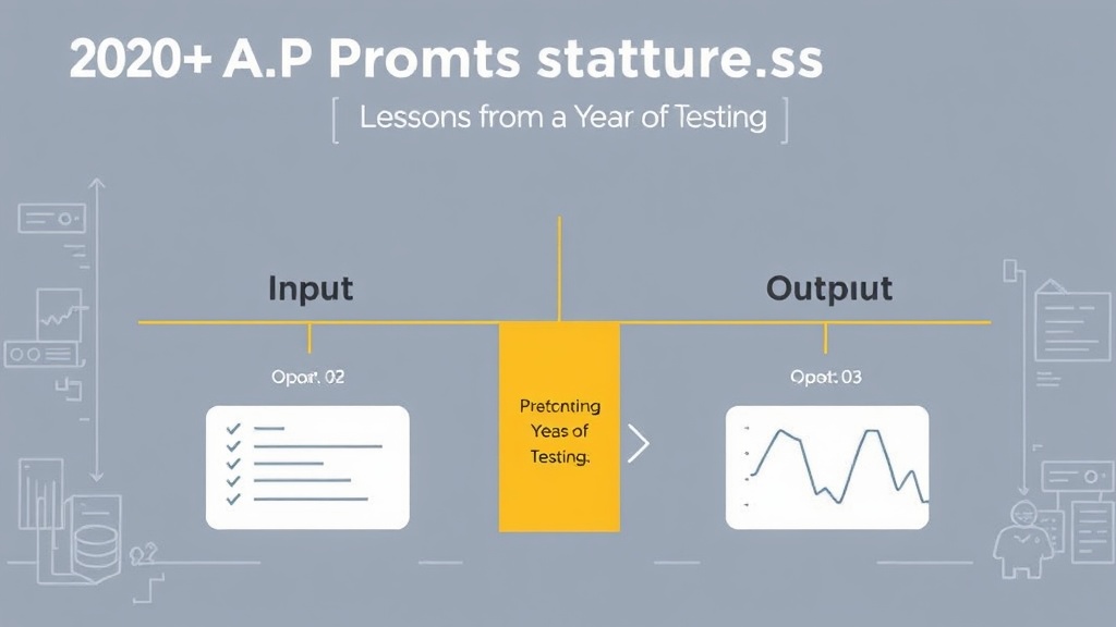 A visual representation of the prompt engineering process, showing input and output stages