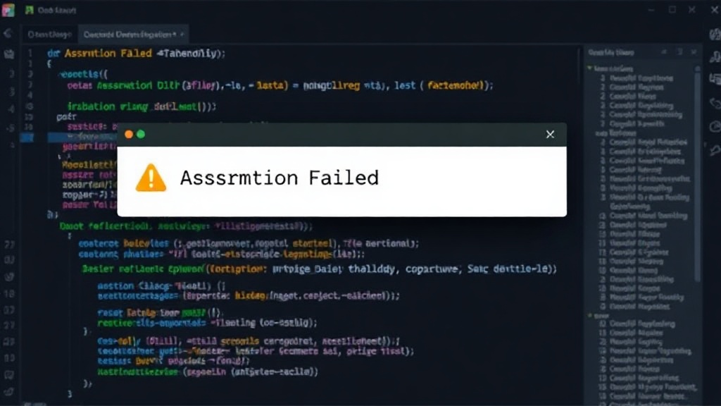 Node.js Windows command prompt showing an assertion failed error message.