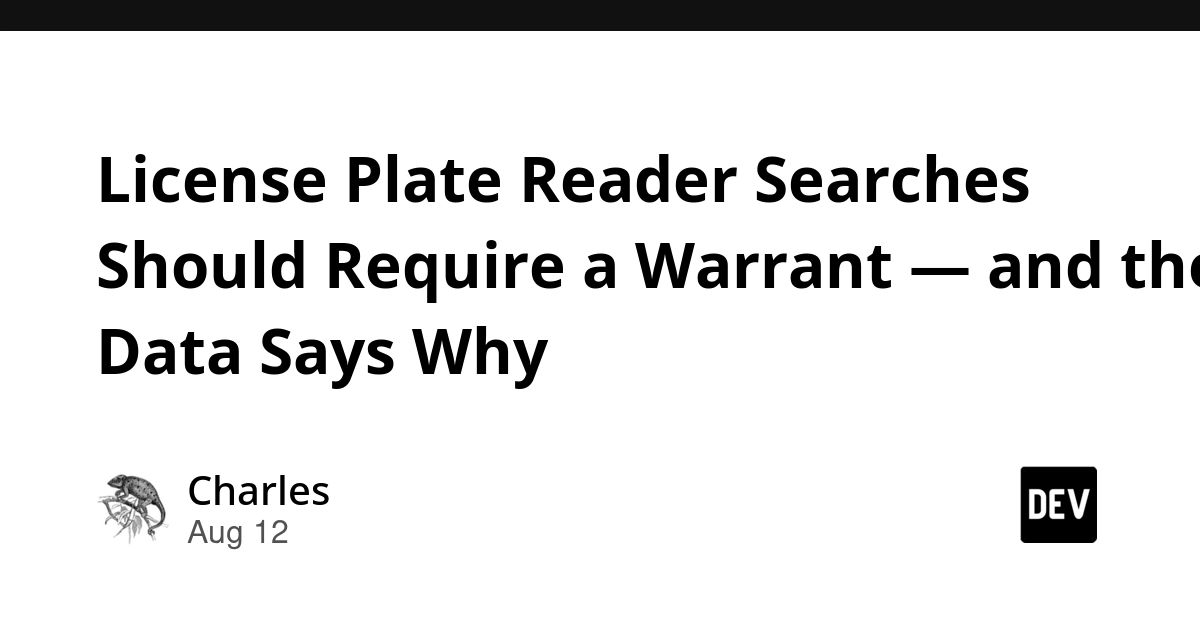 License Plate Reader Data Demands Warrant Protection, Analysis Shows