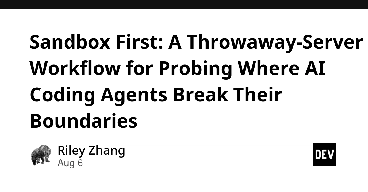 AI Coding Agents Tested for Boundary Breaking in Disposable Servers