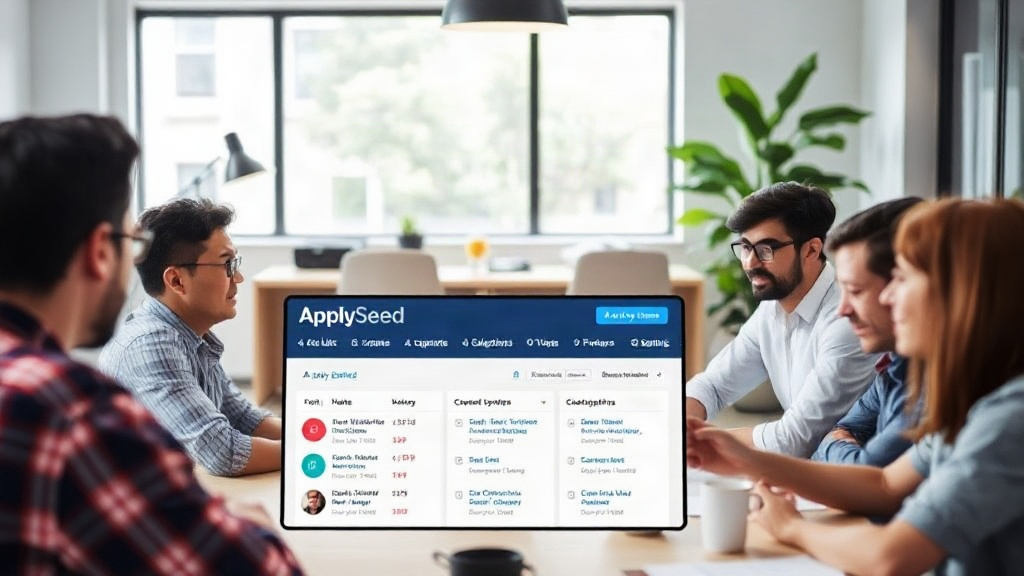 ApplySeed dashboard showing curated lists of accelerators and VCs for startups