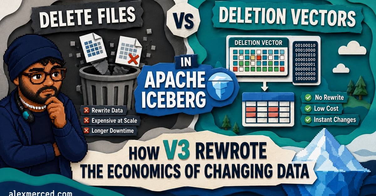 Apache Iceberg V3's Deletion Vectors Slash Data Change Costs