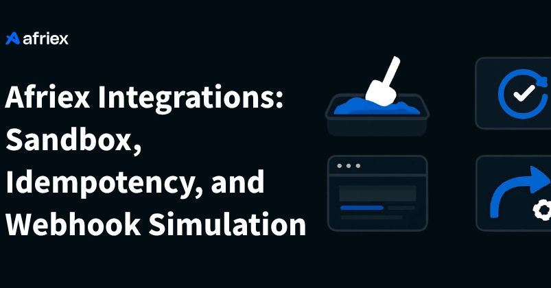 Afriex Integrations: Sandbox, Idempotency, and Webhook Simulation Guide