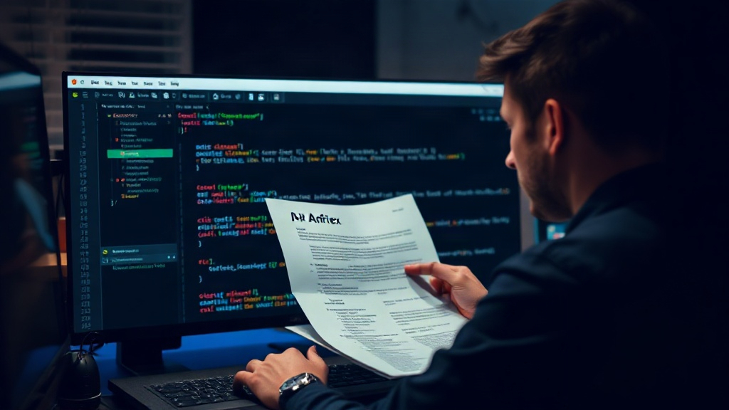 Developer interacting with Afriex API documentation for integration testing