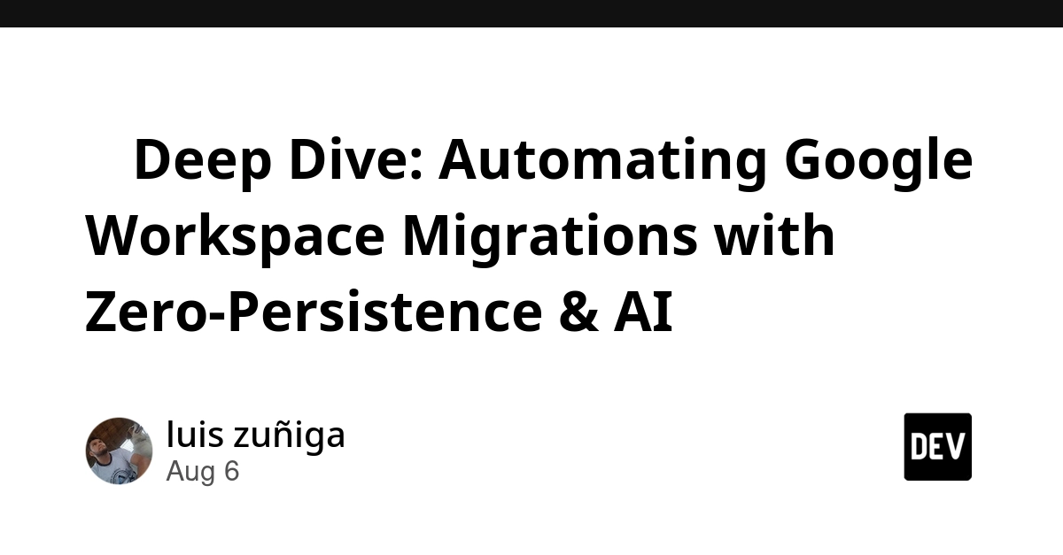 Automate Google Workspace Migrations with Zero-Persistence AI