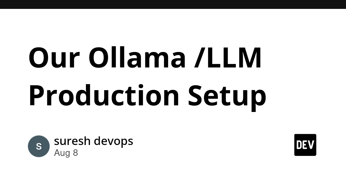 Ollama Production Setup: GPU Residency and Cold Model Strategy