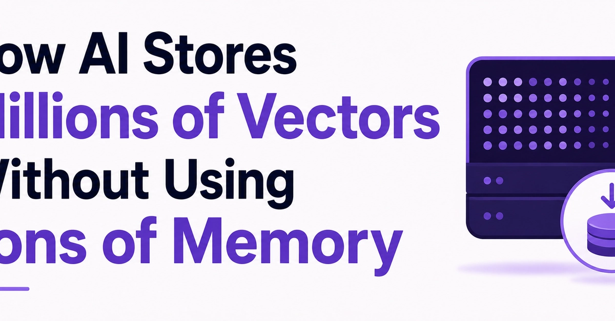 AI Stores Millions of Vectors Efficiently Using Product Quantization