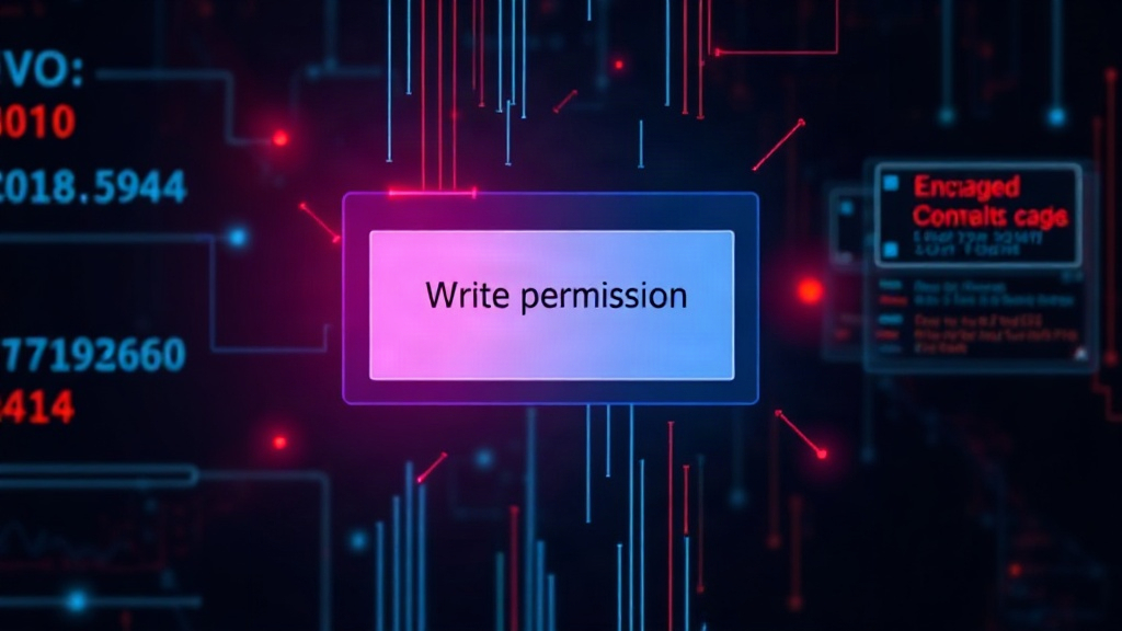 Screenshot of an AI agent interface showing its limited write tool permission