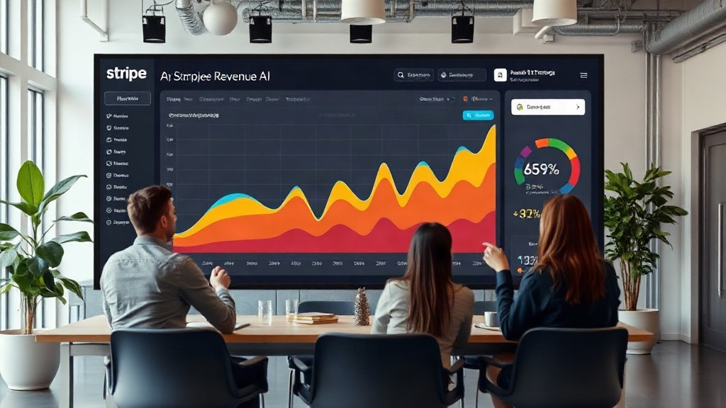 Stripe dashboard showing global revenue distribution for AI companies.