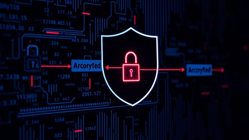 Diagram illustrating OpenTofu state file encryption flow with AES-256