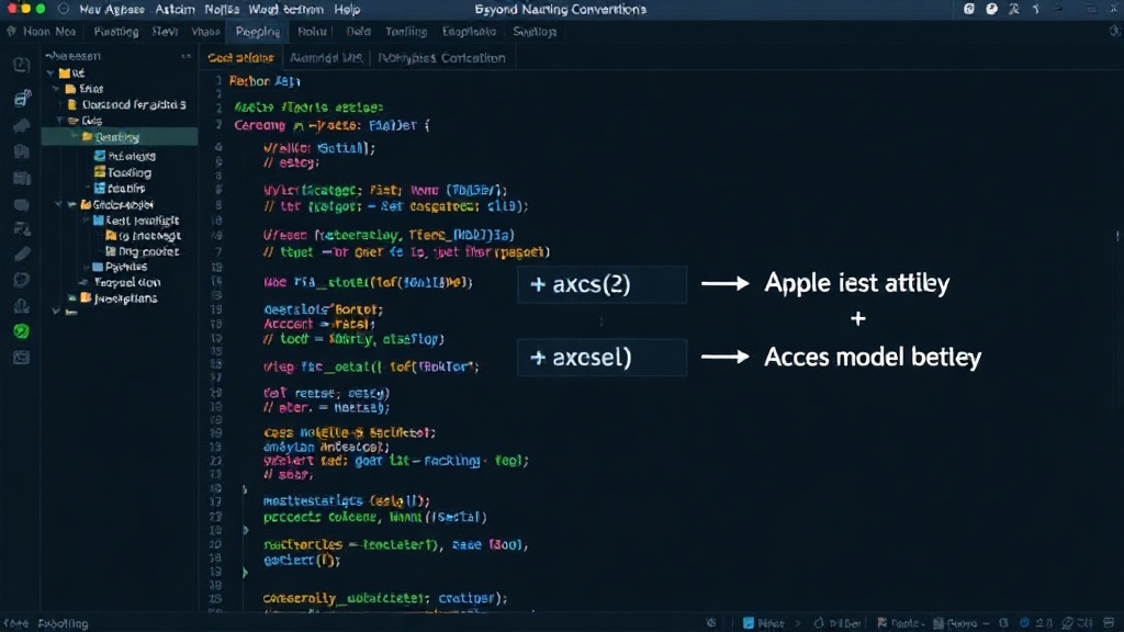 Diagram illustrating Python's naming conventions for access modifiers