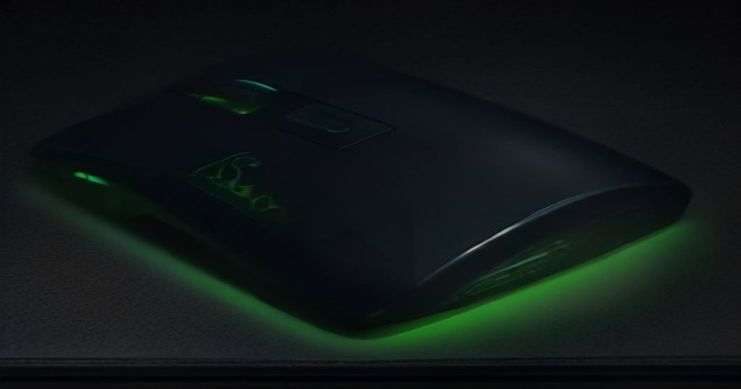 Razer HyperFlux V2 mouse pad with a compatible Razer mouse resting on it