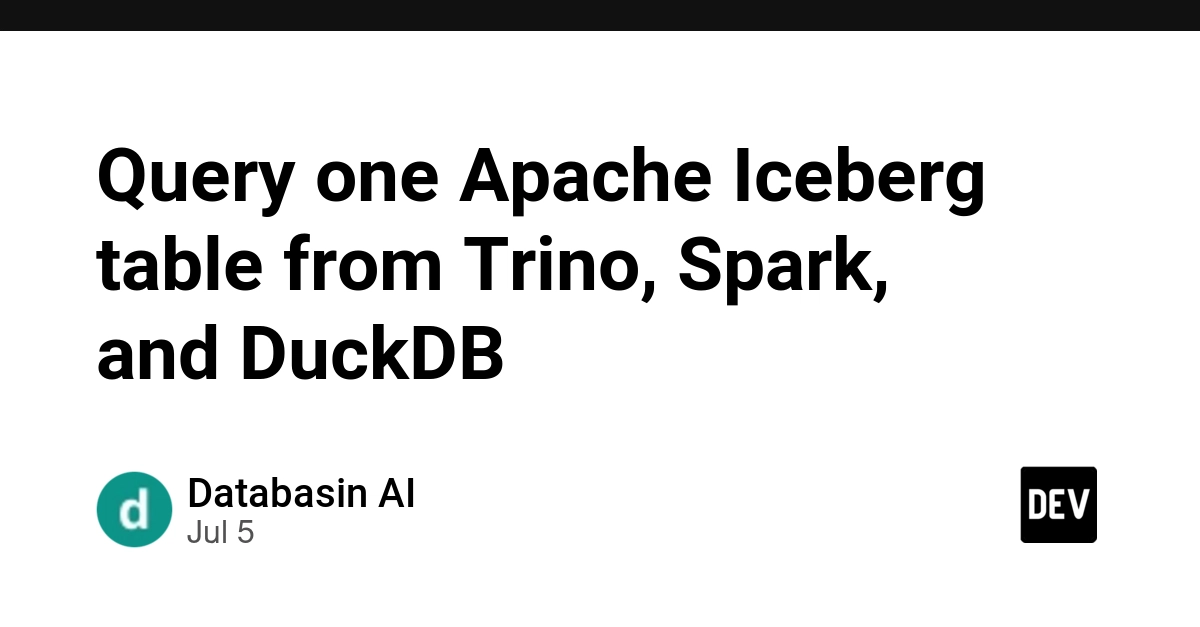 Trino, Spark, and DuckDB Query Apache Iceberg Tables Differently