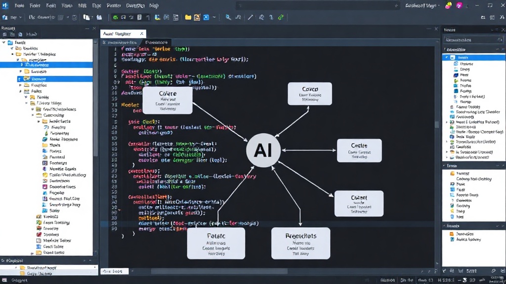 Diagram illustrating different patterns for integrating AI services into an ASP.NET Core application.