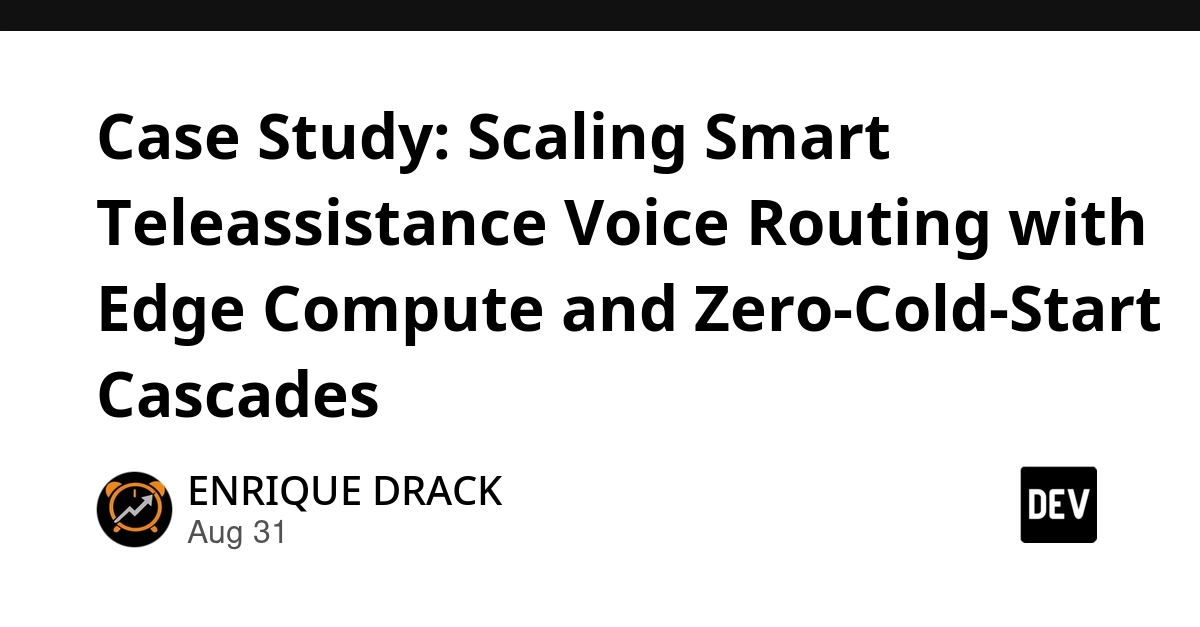 Edge Compute, Zero-Cold-Start Cascades Scale Teleassistance Voice Routing