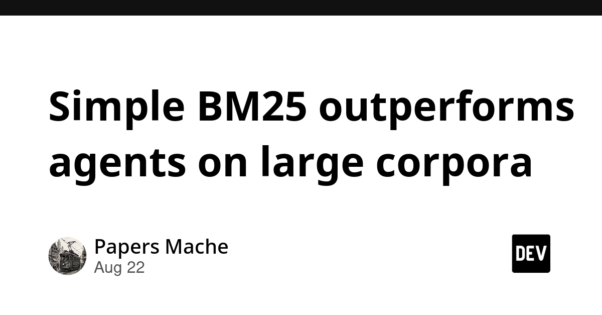 Simple BM25 Beats AI Agents in Large-Scale Document Retrieval
