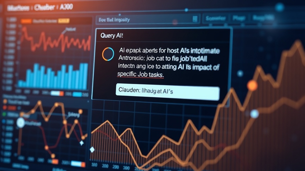 Claude AI interface displaying a query about AI's impact on specific job tasks