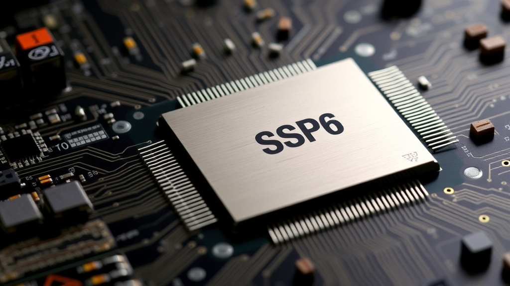 Fortinet's SP6 security processor chip architecture diagram