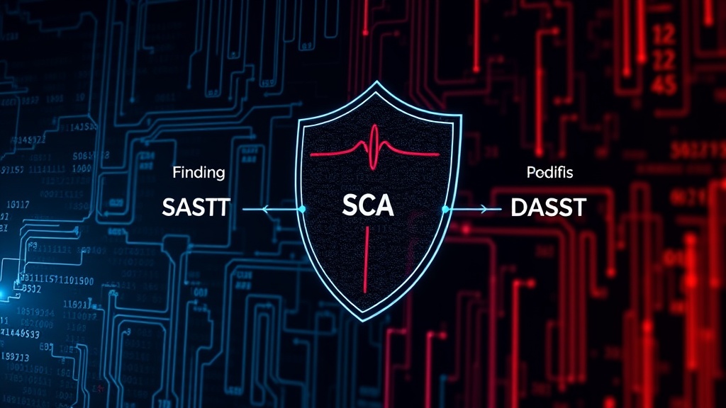 Diagram illustrating how LPA2v correlates findings from SAST, SCA, and DAST tools.