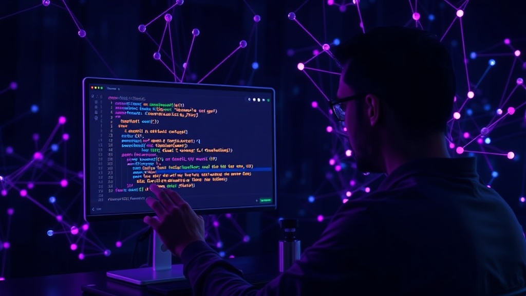 Developer interacting with an AI code assistant interface showing a fabricated function suggestion