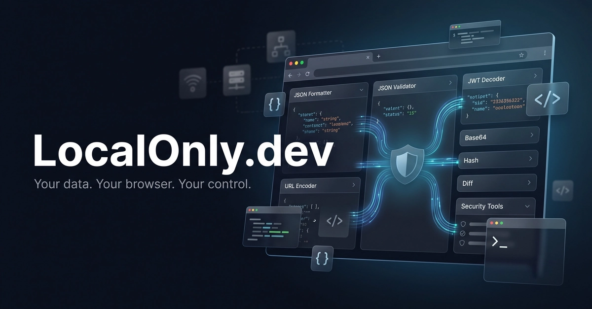 LocalOnly.dev: Free Privacy-First Toolkit Runs Entirely In-Browser