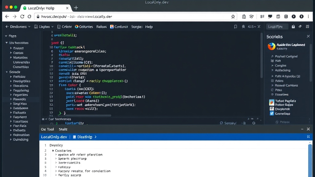 Screenshot of LocalOnly.dev homepage showcasing various utility tools