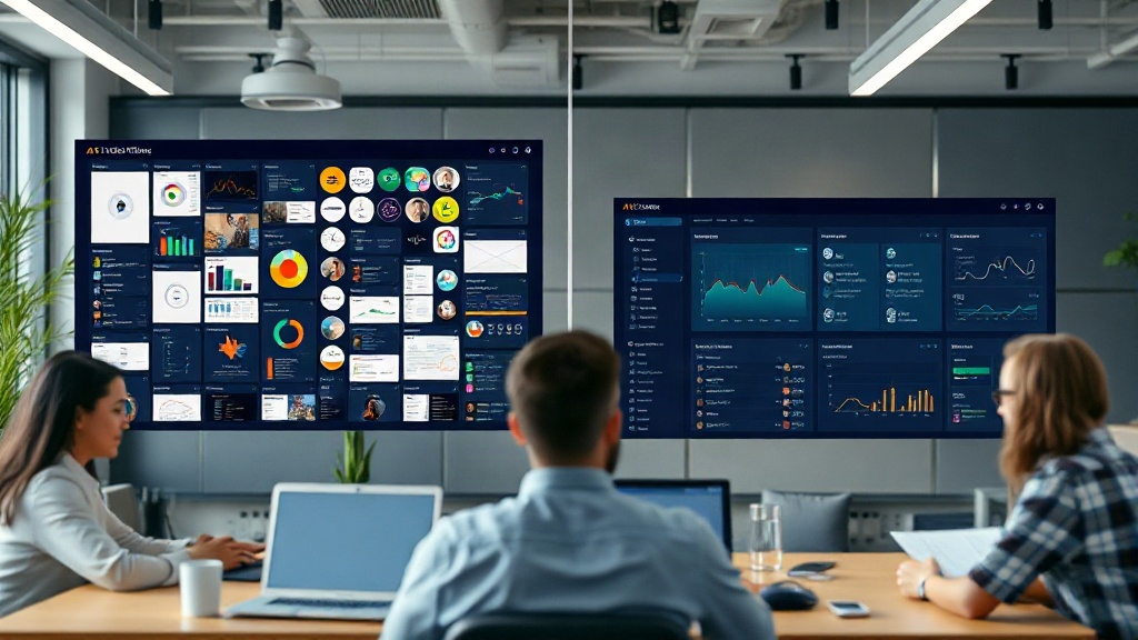 A visual comparison of a cluttered, multi-feature AI dashboard versus a clean, single-purpose AI tool interface