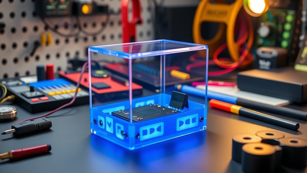Custom 3D printed enclosure for the music player prototype