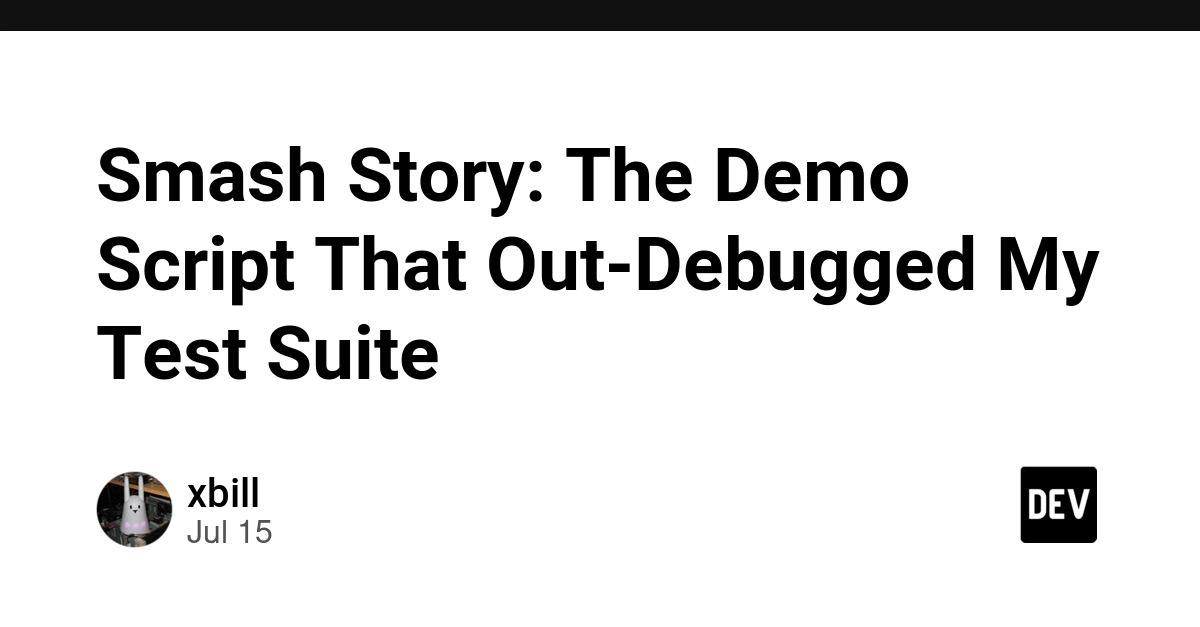 Demo Script Uncovered Hidden Bug Missed by Extensive Test Suite