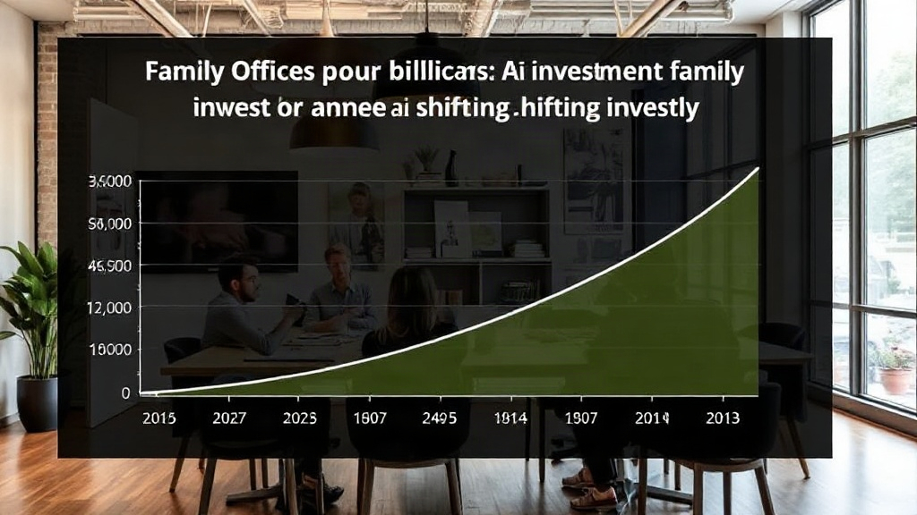 A graphic illustrating the exponential growth of AI investment by family offices globally.
