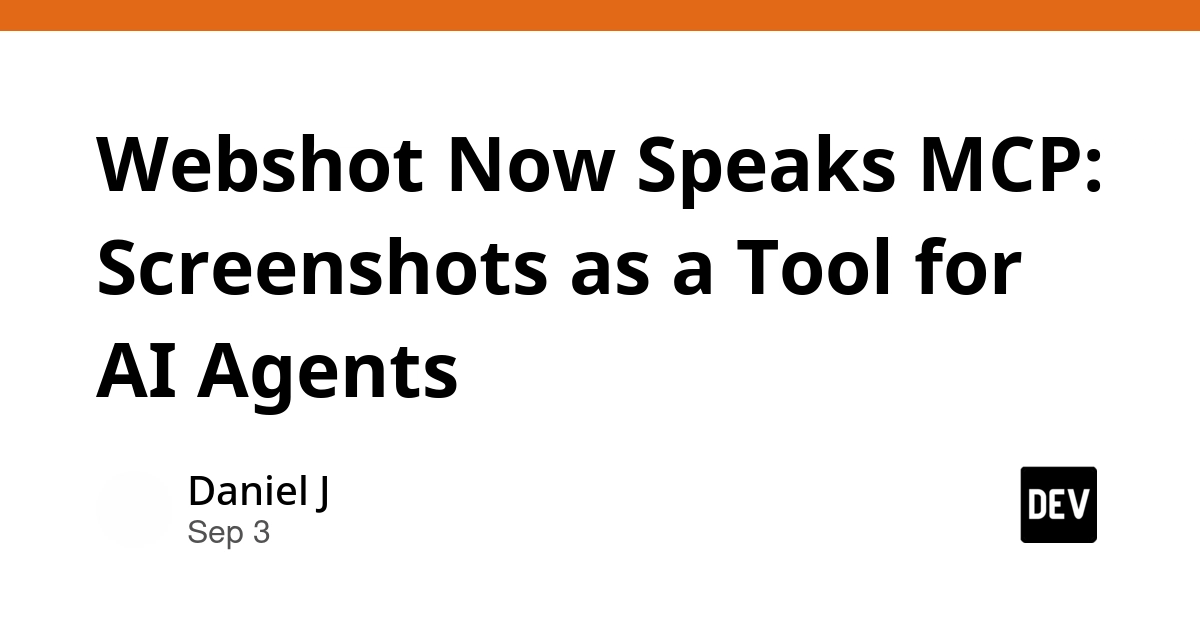 Webshot.site Integrates Model Context Protocol for AI Agents