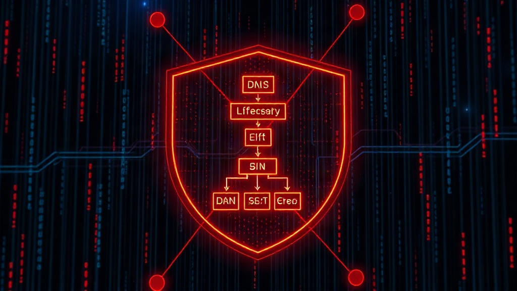 Diagram illustrating the hierarchical structure of the Domain Name System