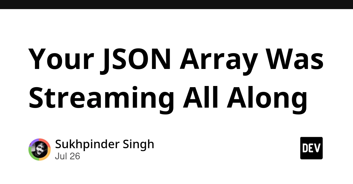 Minimal API Streams JSON Arrays, Defying Common Wisdom