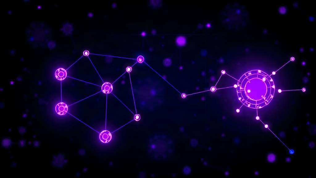 Diagram illustrating the decentralized communication flow between specialized AI agents.