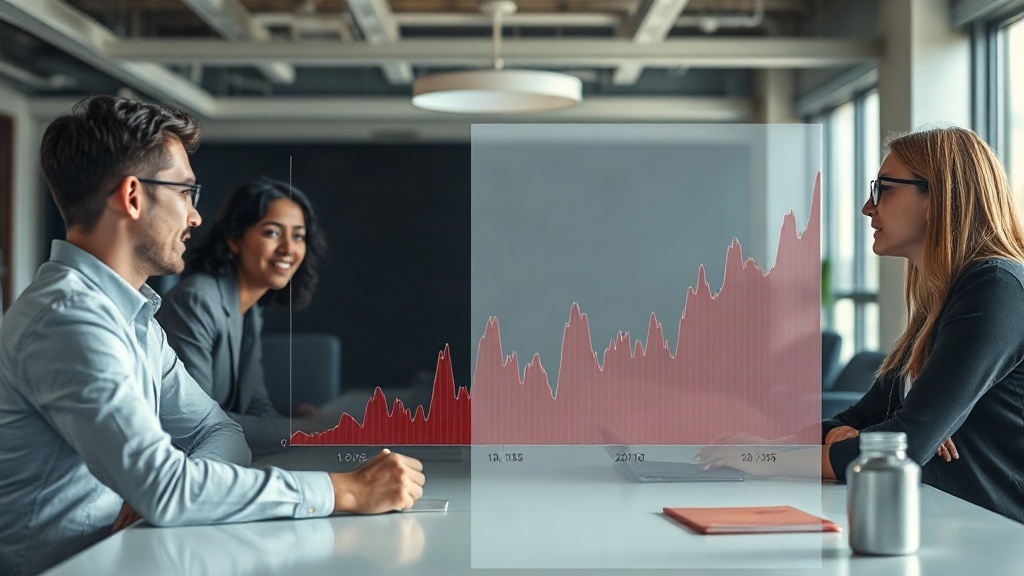 The performance chart rendered with overlapping, doubled data series due to an AI agent's error