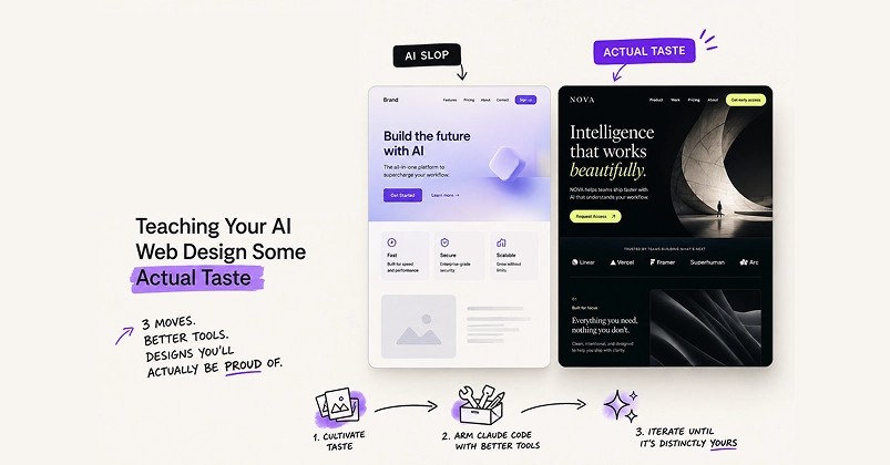 AI Web Design Produces Generic Output; Developers Seek Unique Aesthetics
