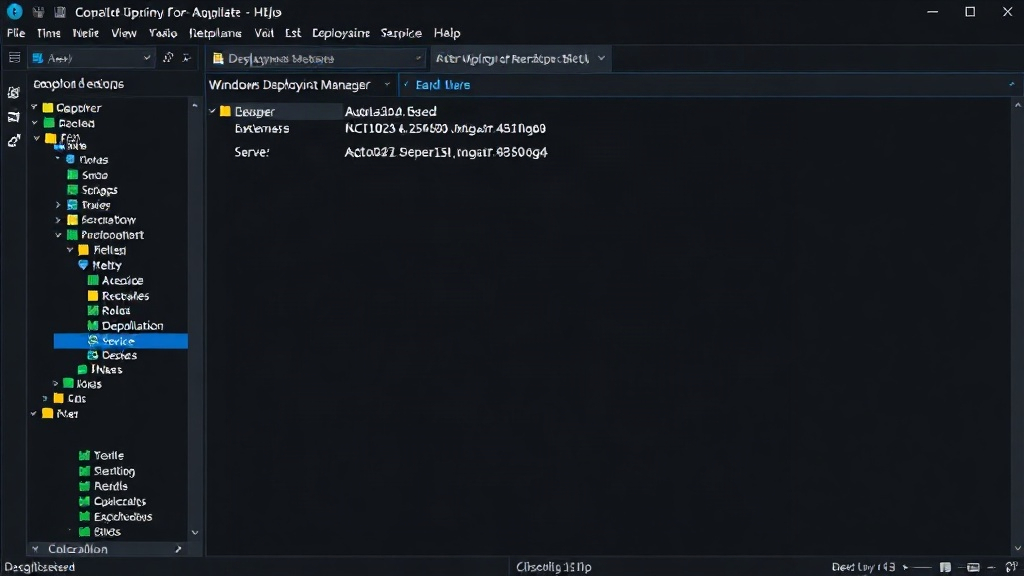 Microsoft Endpoint Manager console showing device deployment and management options.