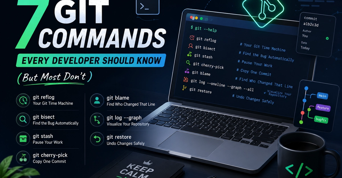 7 Underrated Git Commands for Developer Productivity