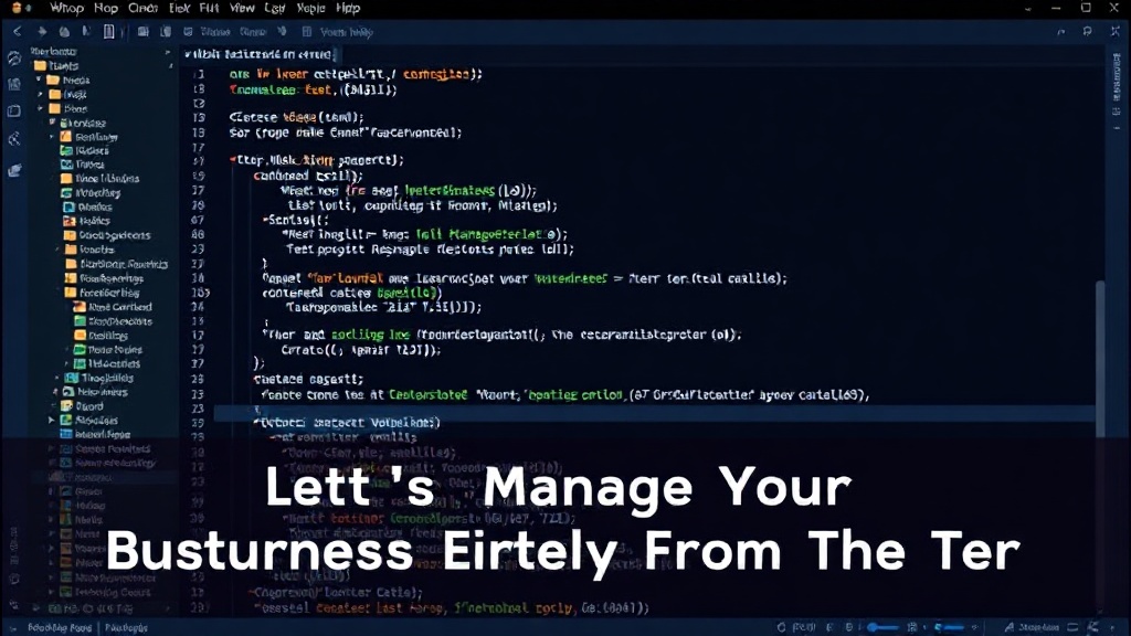 Whop CLI interface displaying commands for business management tasks