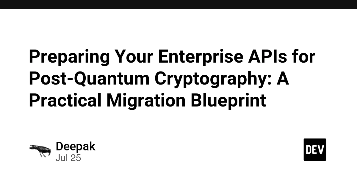 Enterprise APIs Face Quantum Threat: A Post-Quantum Migration Blueprint