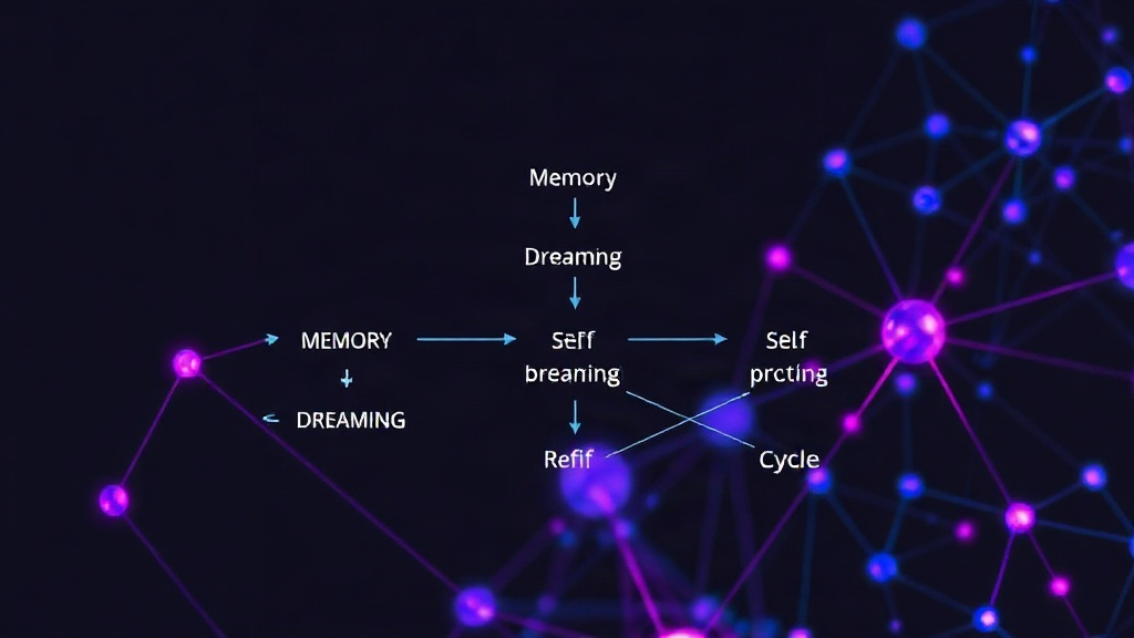 Diagram illustrating the flow of memory and 'dreaming' cycles in the AI assistant