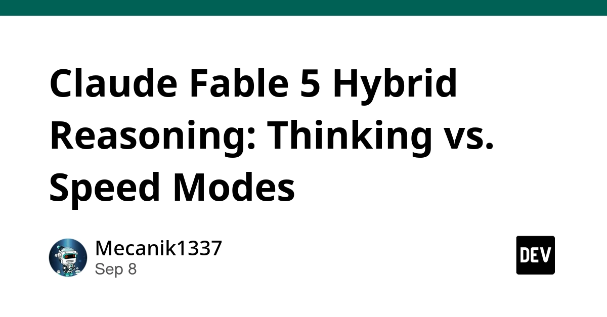 Anthropic's Claude Fable 5: Hybrid Reasoning Balances Depth and Speed