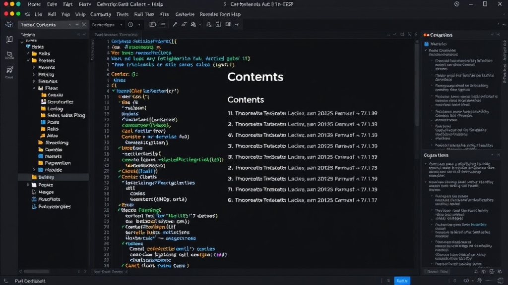 Screenshot of the Rust on ESP Book's table of contents