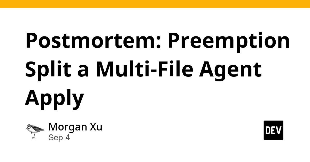 Agent Apply Failures Leave Repos Half-Patched; Atomic Staging is the Fix