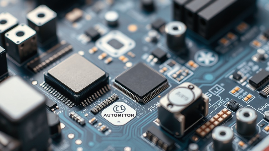 Diagram illustrating the convergence of software, sensors, motors, and controllers in automation systems