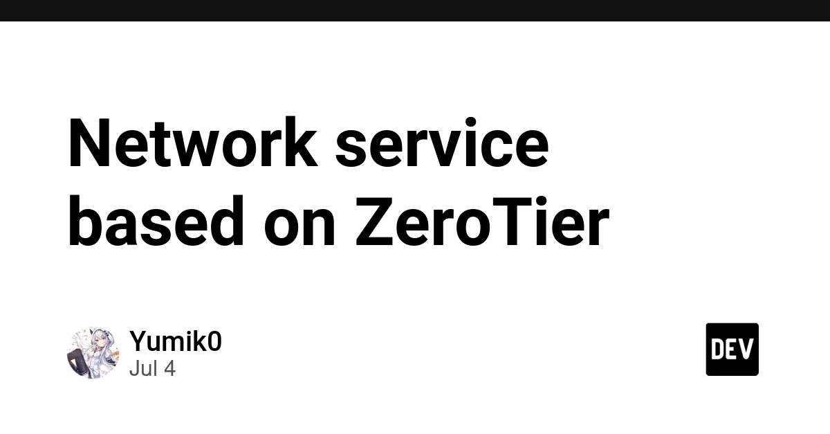 ZeroTier Network Service Development: User Token Authentication Challenge