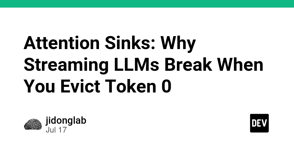 Attention Sinks Corrupt Streaming LLMs When Token 0 Is Evicted