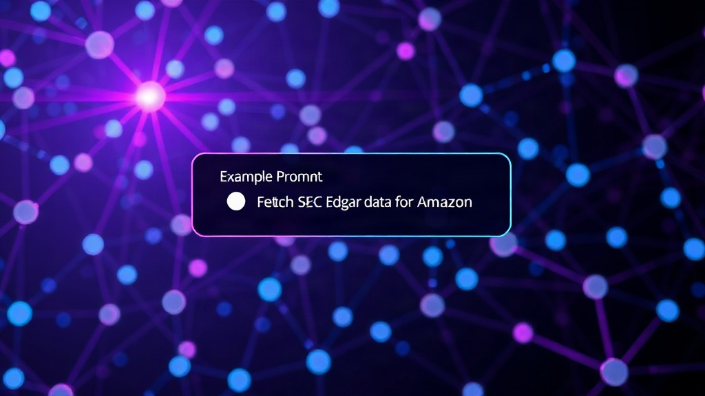 Example prompt for fetching SEC Edgar data for Amazon